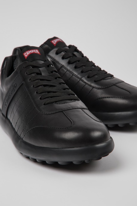 Pelotas Xlite Black Leather Sneakers For Men Camper AU New Arrivals