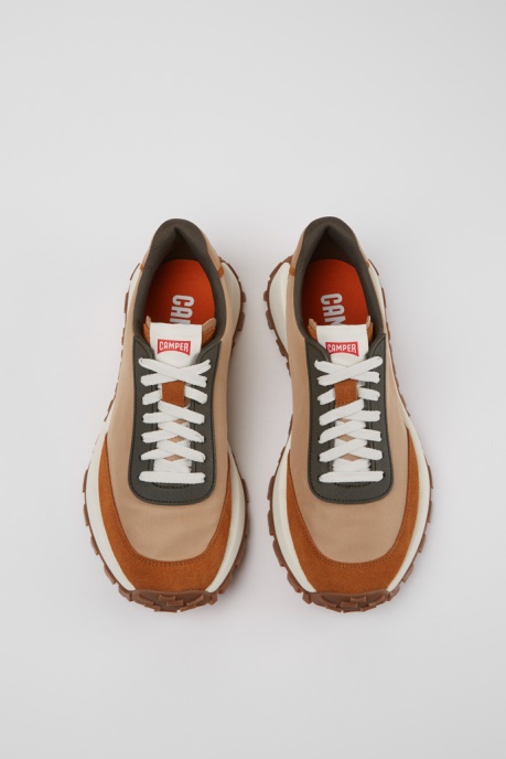 Exclusive Camper AU Drift Trail Vibram Multicolored Textile And Nubuck Sneakers For Men