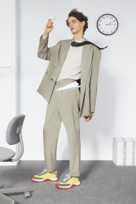 Camper AU Design Drift Trail Vibram Multicolored Textile And Nubuck Sneakers For Men