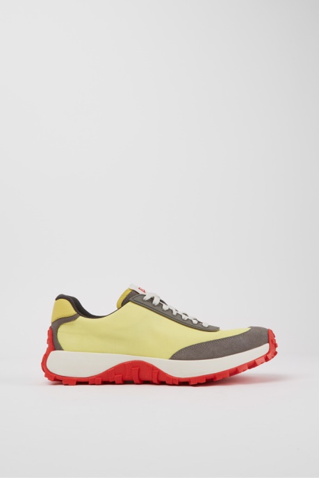 Camper AU Design Drift Trail Vibram Multicolored Textile And Nubuck Sneakers For Men