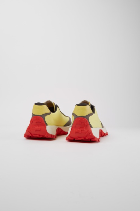 Camper AU Design Drift Trail Vibram Multicolored Textile And Nubuck Sneakers For Men