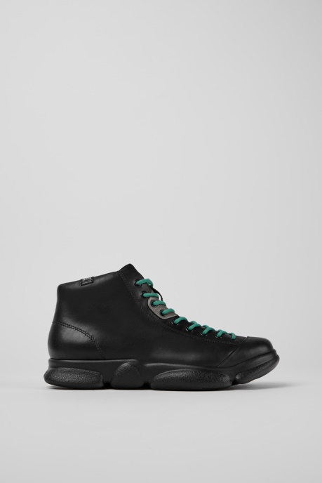 Karst Black Leather Sneakers For Men Camper AU New Arrivals