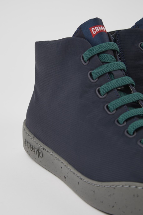 Exclusive Camper AU Peu Touring Blue Textile Ankle Boots For Men