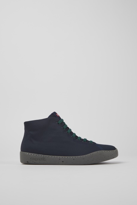 Exclusive Camper AU Peu Touring Blue Textile Ankle Boots For Men