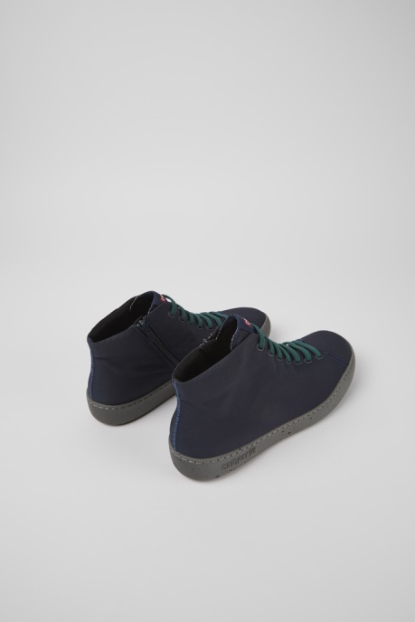 Exclusive Camper AU Peu Touring Blue Textile Ankle Boots For Men