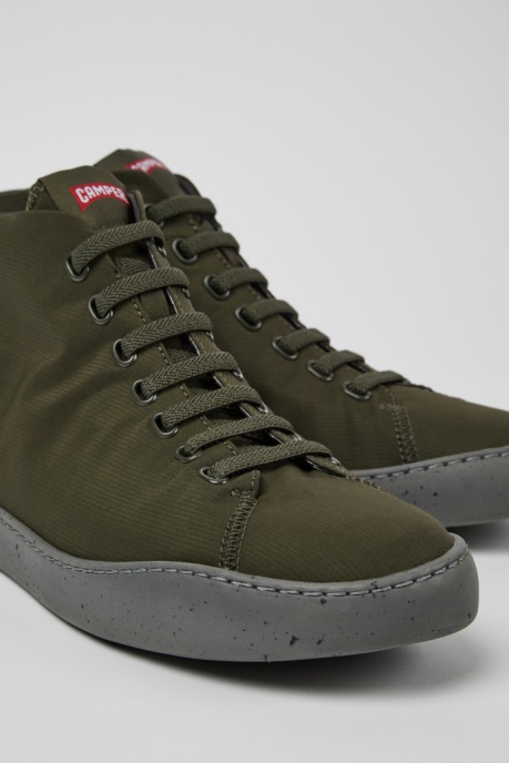 Exclusive Camper AU Peu Touring Green Recycled Pet Sneakers For Men