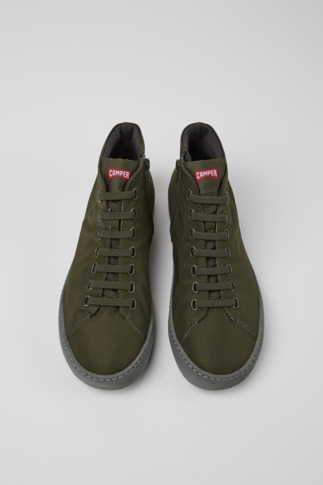 Exclusive Camper AU Peu Touring Green Recycled Pet Sneakers For Men