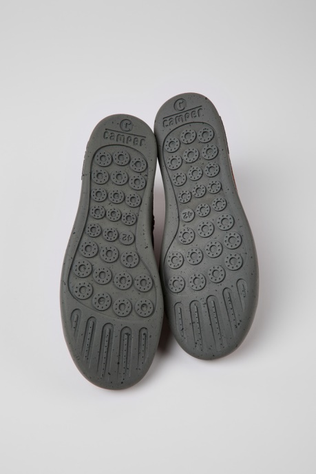 Camper AU Design Peu Touring Brown And Black Recycled Wool Sneakers For Men