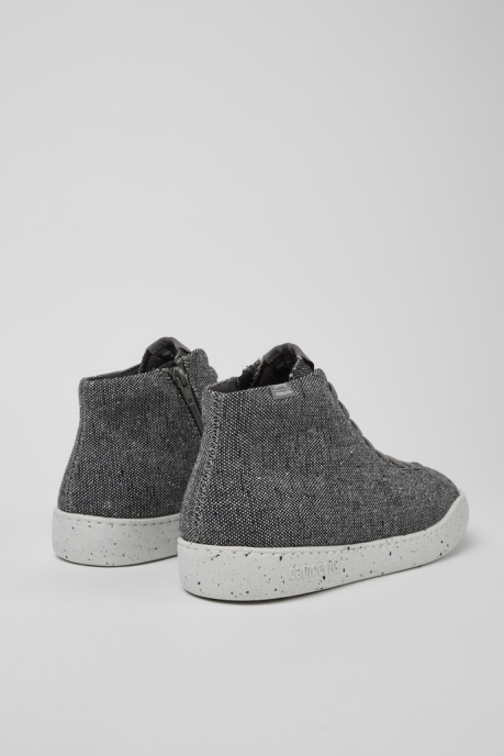 Peu Touring Gray And Black Recycled Wool Sneakers For Men Exclusive Camper AU