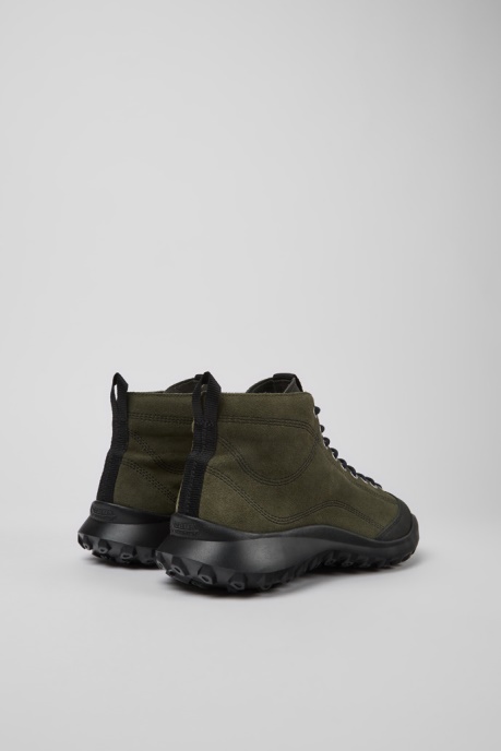 Exclusive Camper AU Crclr Gore-Tex Green Nubuck And Textile Ankle Boots For Men