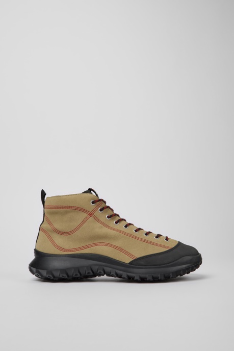 Design Crclr Gore-Tex Beige Nubuck And Textile Ankle Boots For Men Camper AU