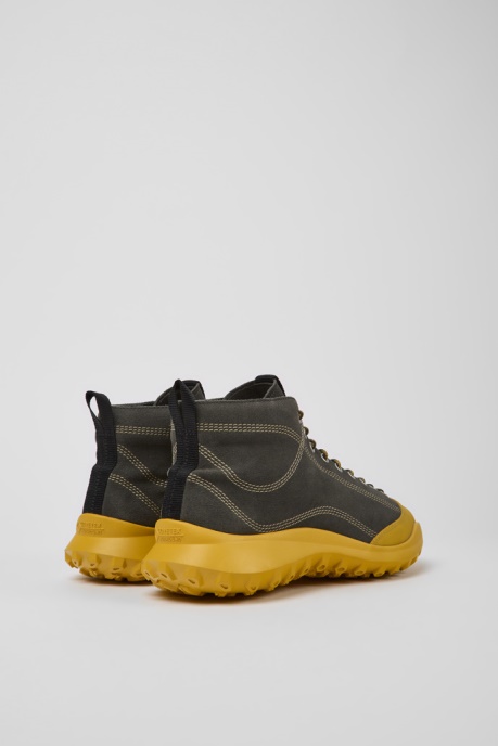 Design Crclr Gore-Tex Gray And Yellow Nubuck Ankle Boots For Men Camper AU