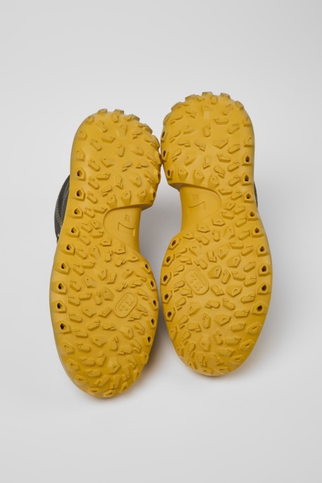 Design Crclr Gore-Tex Gray And Yellow Nubuck Ankle Boots For Men Camper AU