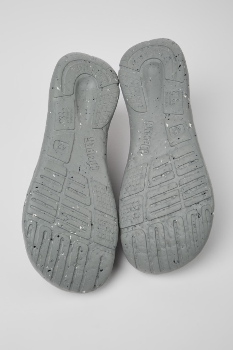 Peu Stadium Gray Responsibly Raised Leather Sneakers For Men Camper AU New Arrivals