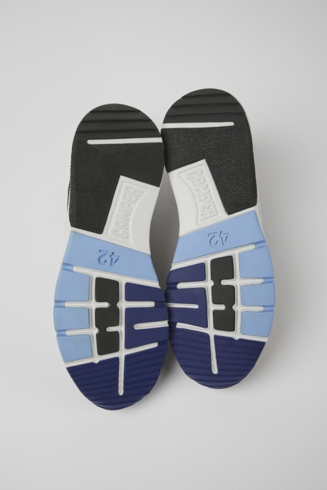 Camper AU Design Drift Black And Red Textile And Leather Sneakers For Men