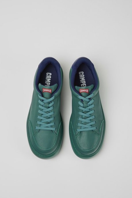 Exclusive Camper AU Runner K21 Green Leather Sneakers For Men