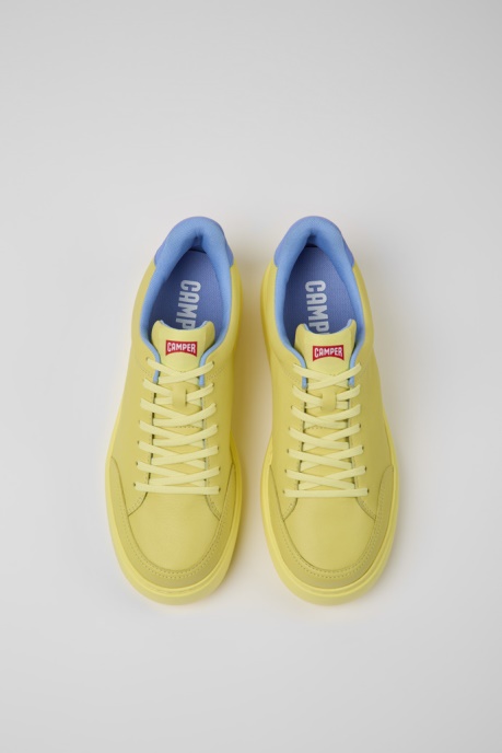 Runner K21 Yellow Leather Sneakers For Men Camper AU New Arrivals