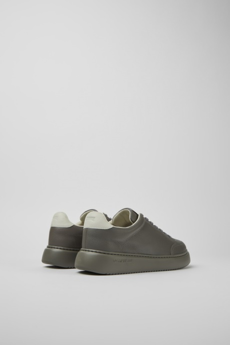 Camper AU Design Runner K21 Gray Leather Sneakers For Men