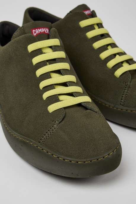 Peu Touring Green Nubuck Sneakers For Men Camper AU New Arrivals