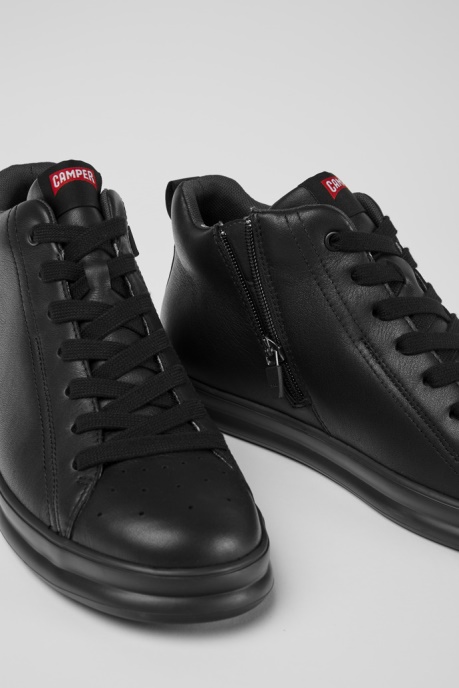 Runner Black Leather Sneakers Camper AU New Arrivals