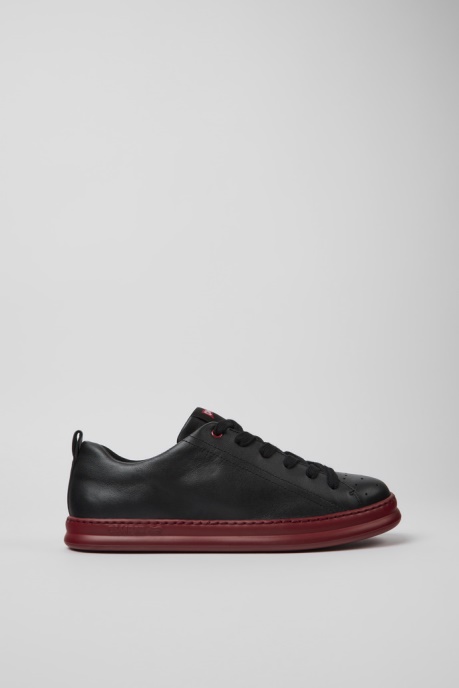 Exclusive Camper AU Runner Black Leather Sneakers For Men