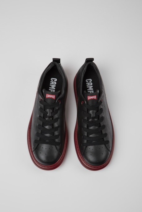 Exclusive Camper AU Runner Black Leather Sneakers For Men