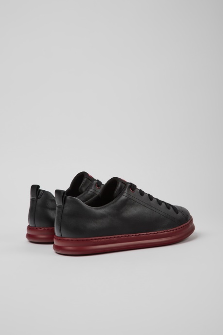 Exclusive Camper AU Runner Black Leather Sneakers For Men