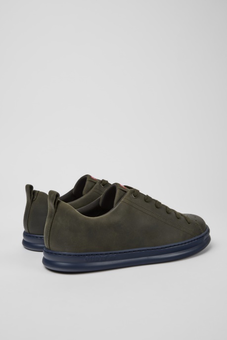Runner Green Leather Sneakers For Men Camper AU New Arrivals