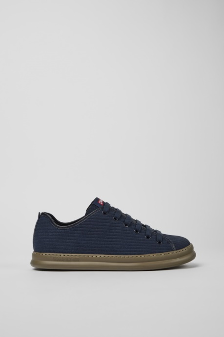 Runner Blue Leather And Nubuck Sneakers For Men Exclusive Camper AU