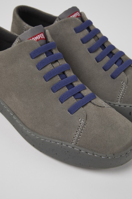 Exclusive Camper AU Peu Touring Gray Nubuck Sneakers For Men
