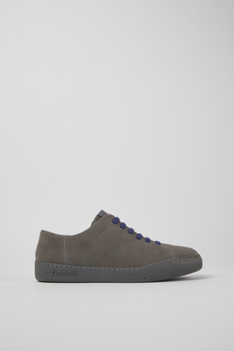 Exclusive Camper AU Peu Touring Gray Nubuck Sneakers For Men