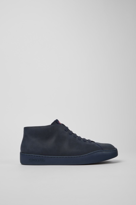 Camper AU Peu Touring Blue Leather Sneakers For Men New Arrivals