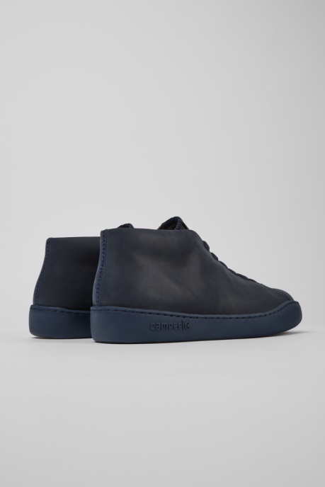 Camper AU Peu Touring Blue Leather Sneakers For Men New Arrivals