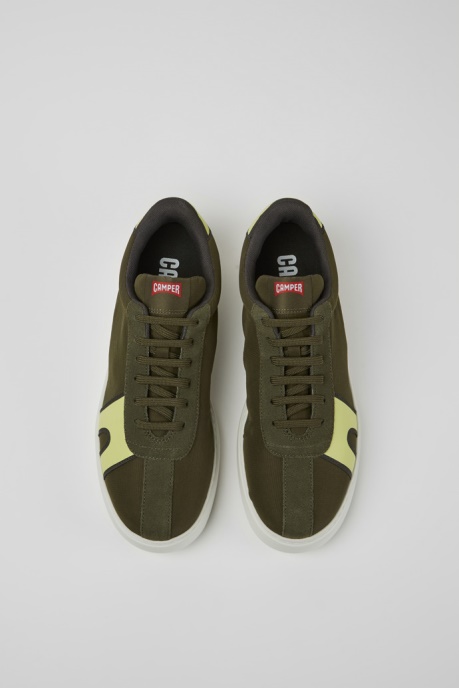 Runner K21 Green And Yellow Sneakers For Men Exclusive Camper AU