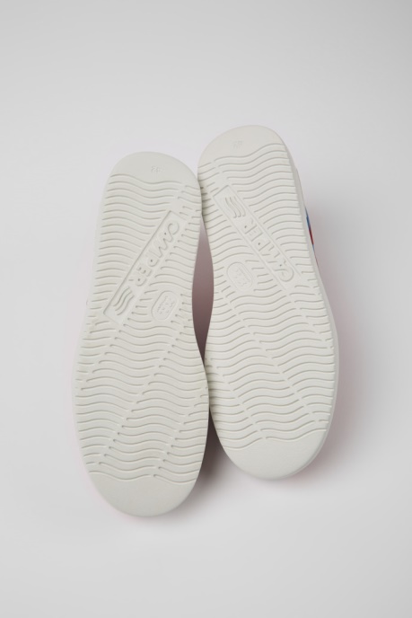 Design Runner K21 Red And Blue Printed Sneakers For Men Camper AU