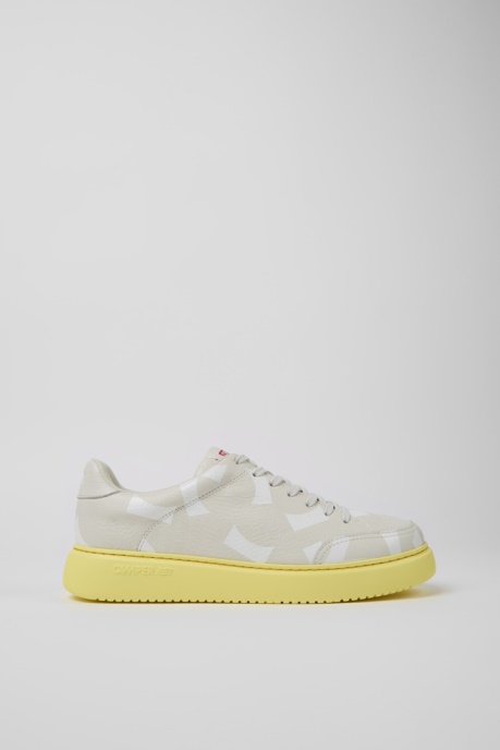 Camper AU Design Runner K21 White Leather Sneakers For Men