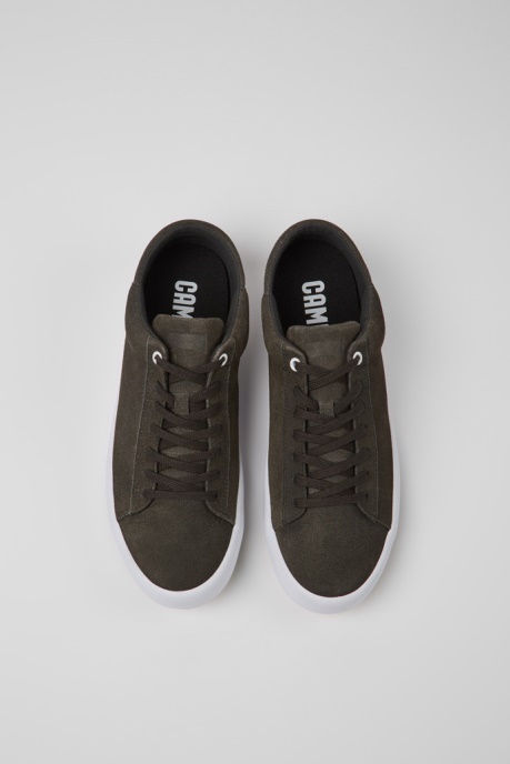 Design Andratx Gray Nubuck Sneakers For Men Camper AU