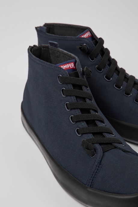 Exclusive Camper AU Andratx Navy Blue Textile Sneakers For Men