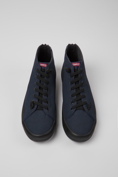 Exclusive Camper AU Andratx Navy Blue Textile Sneakers For Men
