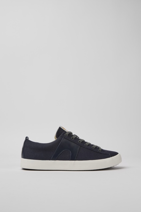 Exclusive Camper AU Imar Blue Leather And Recycled Cotton Sneakers For Men