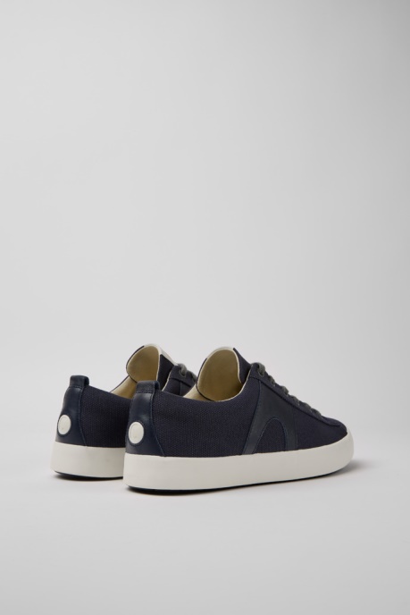 Exclusive Camper AU Imar Blue Leather And Recycled Cotton Sneakers For Men