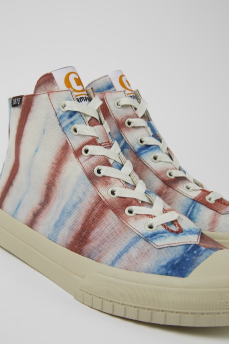 Camper AU X Efi Multicolored Organic Cotton Sneakers For Men