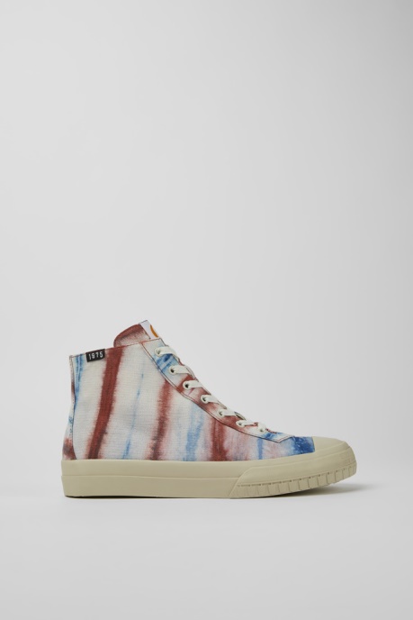 Camper AU X Efi Multicolored Organic Cotton Sneakers For Men