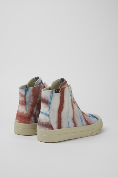 Camper AU X Efi Multicolored Organic Cotton Sneakers For Men