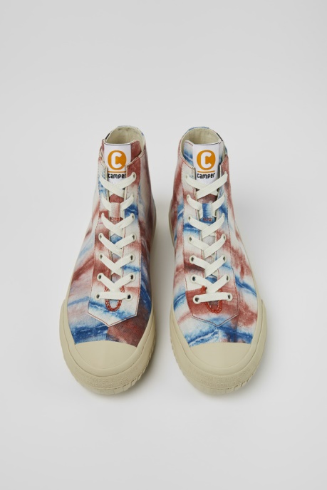 Camper AU X Efi Multicolored Organic Cotton Sneakers For Men