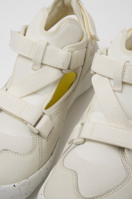 Exclusive Camper AU Peu Stadium White Semi-Open Sneakers For Men