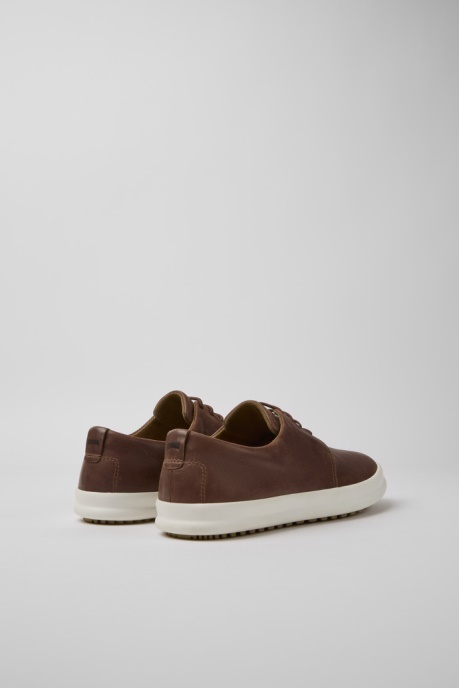 Camper AU Chasis Brown Leather Shoes For Men New Arrivals