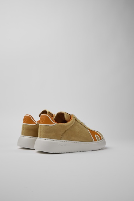 Camper AU Runner K21 Brown Orange And Beige Sneakers For Men New Arrivals