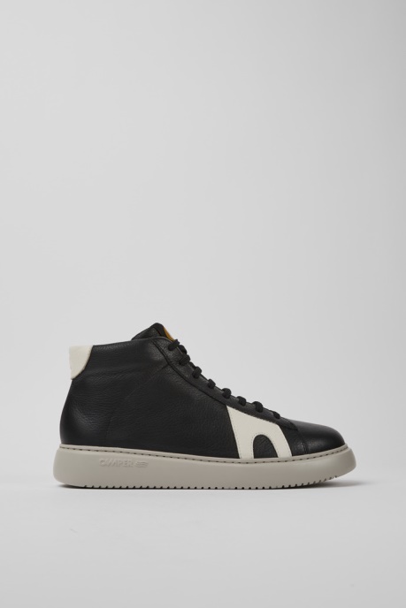 Exclusive Camper AU Runner K21 Black And White Leather Sneakers