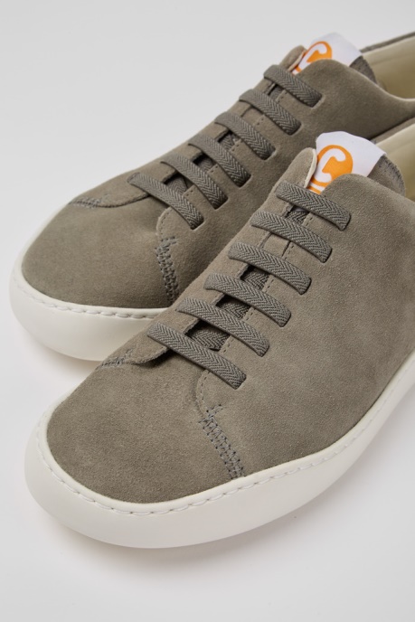 Design Peu Touring Grey Nubuck Sneakers For Men Camper AU